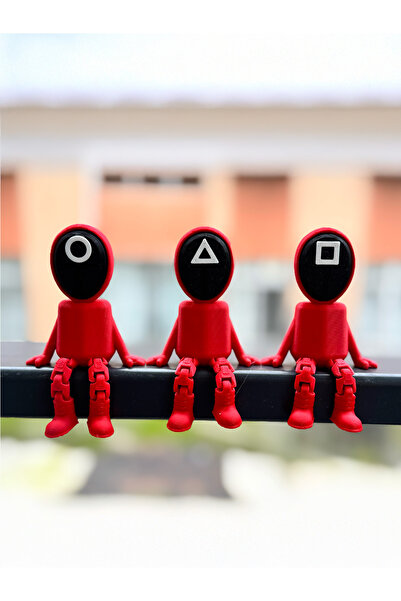 Home Squid Game Figür Muhafız 3'lü Set