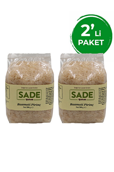 Sade Gurme PİRİNÇ BASMATİ 500 GR 2 Lİ PAKET