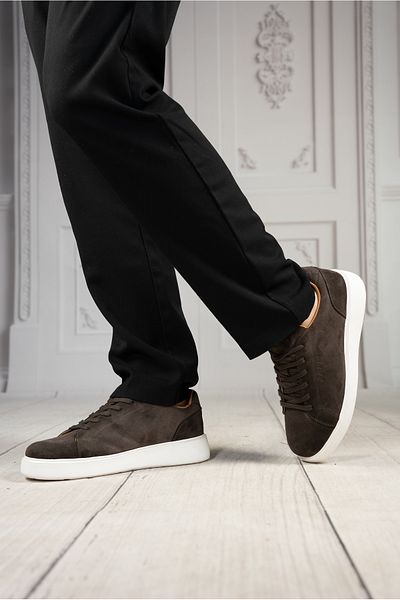 DAXİS Sportwear Company Ανδρικά παπούτσια με κορδόνια από γνήσιο δέρμα - Ανδρικά παπούτσια SUEDE