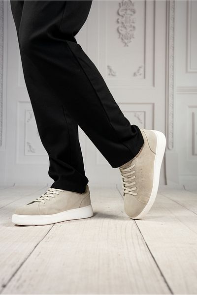 DAXİS Sportwear Company Ανδρικά παπούτσια με κορδόνια από γνήσιο δέρμα - Ανδρικά παπούτσια SUEDE