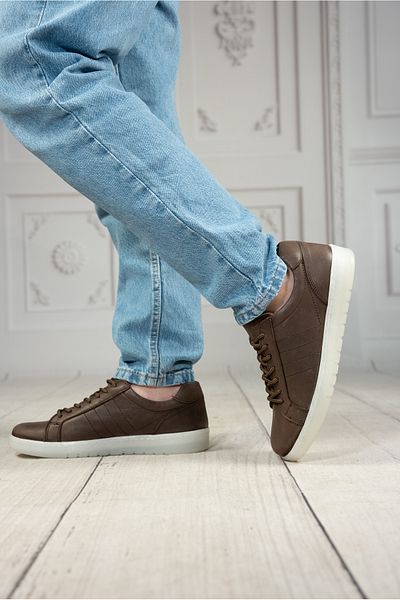 DAXİS Sportwear Company Δερμάτινα ανδρικά παπούτσια με κορδόνια
