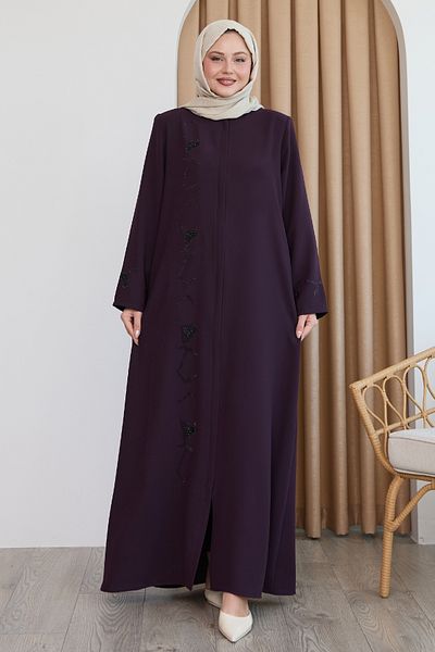 InStyle Flat Purple Ferace with Sequin Pattern