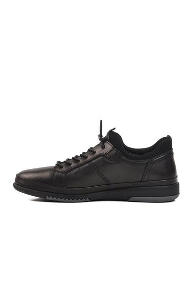 AYAKMOD 4K0633-418 m Black Genuine Leather Men's Casual Shoes