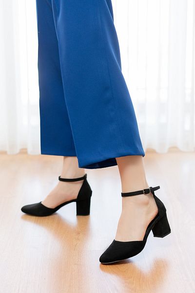 DİVOLYA Cordon Round Toe (5 cm Heel) Shoes