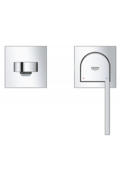 Grohe Baterie lavoar Grohe Plus 29303003, montare perete, monocomanda, marimea M, necesita set fixare,Crom