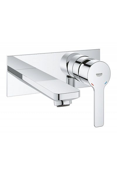 Grohe Baterie lavoar Grohe Lineare 19409001, montare pe perete, necesita set fixare, monocomanda, Crom
