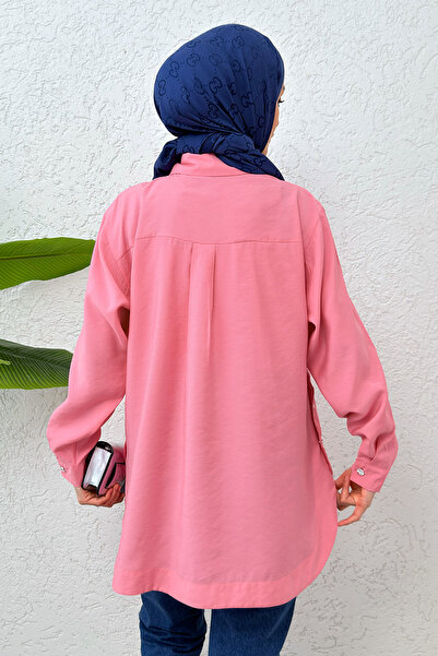 Salih Çelebi Bolero Detaylı Tunik 2213 - PEMBE