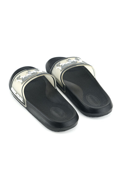 GEZER Ανδρικές καλοκαιρινές παντόφλες πισίνας PU κατάλληλες για βρεγμένο πάτωμα στο σπίτι μπάνιου κήπου