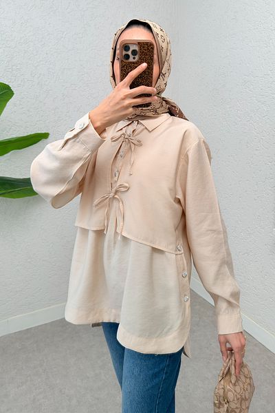 Salih Çelebi Το Tunik με τη λεπτομέρεια με το Bolero 2213 - ΜΠΕΖ Μοντέλο