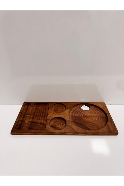 AR&MA WOOD 1 Piece Kettle Presentation Tray, Hotel Presentation Tray, Cup Tea Coaster, Kettle Presentation Holder, Ayous Thermo