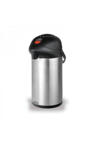 Lacor Stainless steel thermos with pump, 4 liters