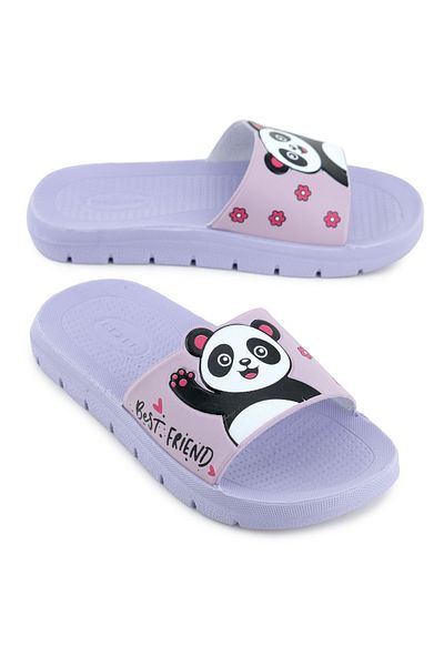 GEZER Girl's Summer Pu Suitable for Wet Floor Home Bathroom Garden Pool Slippers