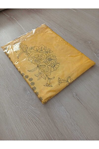 Butik 2' Li Sarı Renk Çok Amaçlı Örtü Sofra Bezi Piknik Örtüsü 150x150