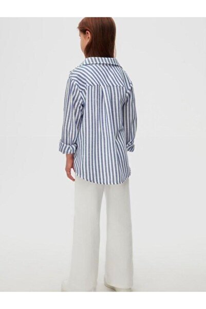 Zekids Cămașă lungă cu dungi pentru fetiță