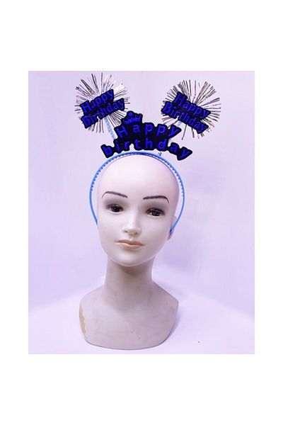 SİMYA TİCARET Lucestdrp Happy Birthday Neon Blue Birthday Crown New