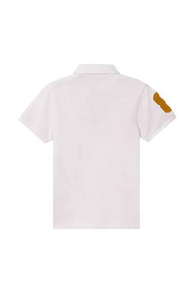 Giordano Kids' Napoleon Polo: Classic Piqué, Bold Embroidery, All-Day Comfort
