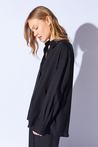 Manche Black Women's Shirt |   Mks 1610063 -1