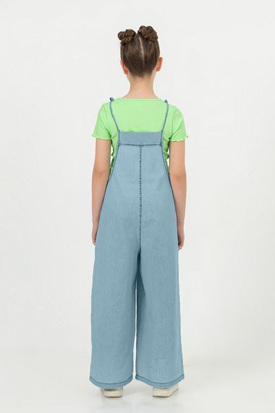DMB BOYS & GIRLS Salopetă subțire din denim / salopetă cu curea de frânghie conectabilă (NU INCLUDE BODY)