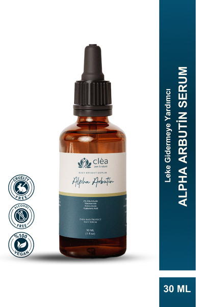 Clea Alpha Arbutin - Leke Karşıtı Onarıcı ve Aydınlatıcı Serum - (2% ARBUTİN)