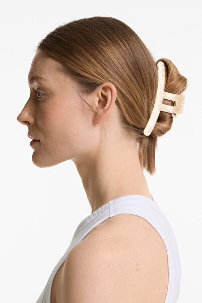 Oysho Large metallic hair clip
