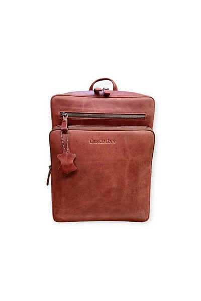Veskemann Rucsac unisex din piele naturală Antique Tile