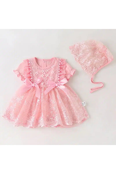 nannie Rochita Fetite Cu Caciulita Roz Paloma 1-3 luni, 55-61 CM