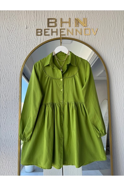 Butik قميص فينيسا مزين بالدانتيل