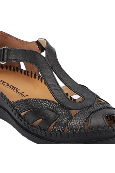 Forelli Sally-G Full Orthopedic Inside and Outside Genuine Leather Women's Sandals