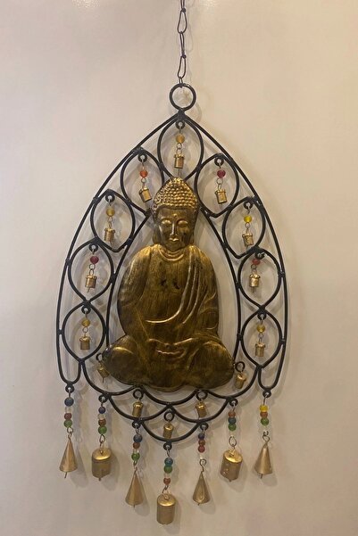 RaHan Deprem Zili Çanı Rüzgar Çanı Zili Feng Shui Budha  Komple Metal Çanlı B...