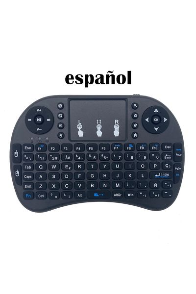 Choice Lithium Version Spanish I8 Mini Wireless Keyboard 2.4g Handheld Touch Classic Black French Spanish R