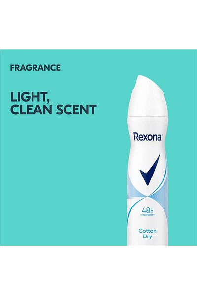 Rexona Cotton Dry Antiperspirant Deodorant Spray 200ml