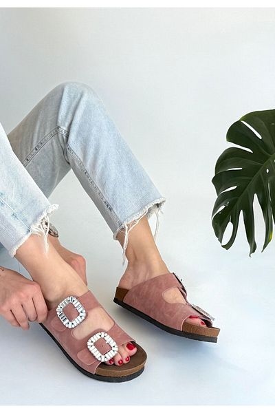 BESKAR Παντόφλες Nool Powder Nubuck