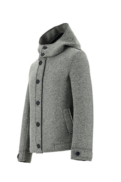 Abdullah Kiğılı Hooded Wool Coat