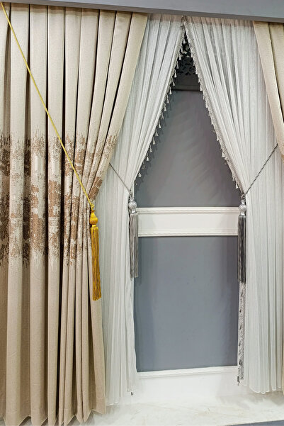 perhal perde ve halı 1-3 Sık Pile Pano Fon Perde, Sude Model Tek Kanat Fon Pe...