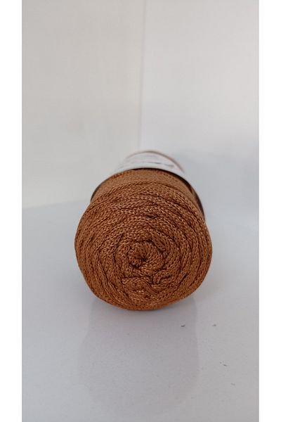 rüya hobi 5 τμχ Τσάντες μεταχειρισμένες, Λεπτό 1,5 mm Polyester Macrame 100 grrunner Thread, Χρώμα: 009 Καφέ