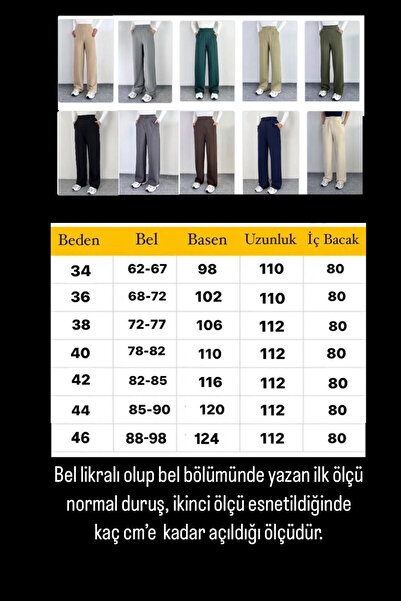 Livik Tess Women's Lycra Velcro Closure Black Palazzo Trousers