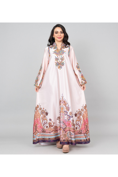 IKKXA Modern Embroidered Jalabiya