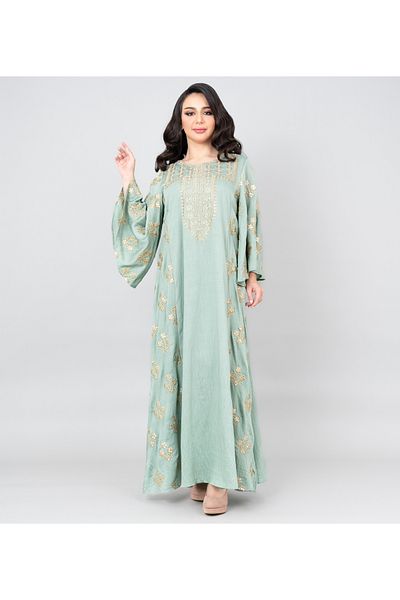 IKKXA Radiant Embroidered Jalabiya