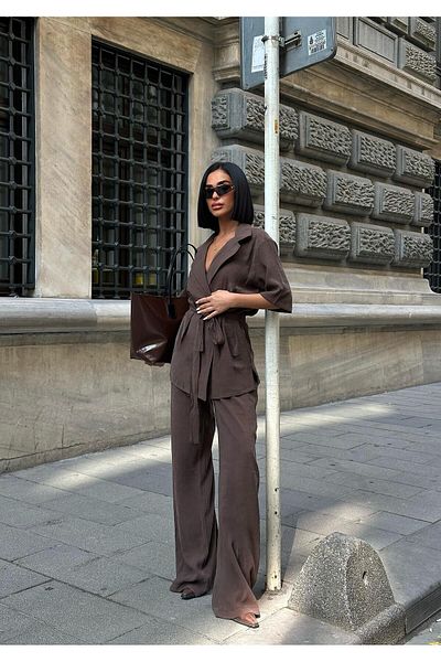 bymaestro woman Women's Premium Quality Shirt-Pants Suit