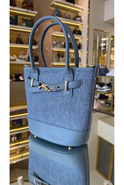 KRISTE BELL İthal Kadife  Dokulu Uzun Askılı Kadın Çanta