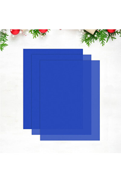 OLİ Art 20X30 Mavil Pelur Paper 100 Pieces Milaj Paper Thin Pelur Paper A4 100's