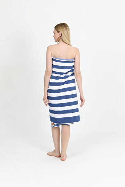 Homelover Πετσέτα θαλάσσης με ρίγες πολυτελείας υψηλής απορρόφησης - Πετσέτα πισίνας Leo - 100% βαμβάκι - Μεγάλο μέγεθος - 90x160 cm