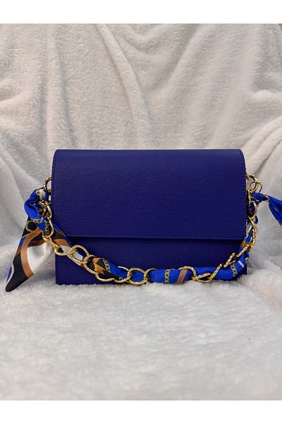 Erezbag Women's Mini Hand and Shoulder Bag with Scarf