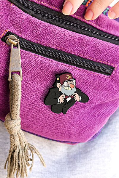 Rozzy Lab Grunkle Stan Gravity Falls Ahşap Rozet - Pin - Rozet - Broş - Yaka ...