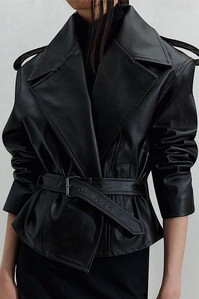 Suud Collection Шкіряна куртка Роббі гіркого коричневого кольору
