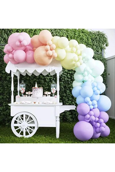 Balon marketi 🎈   **78Pcs Pastel Balloon Chain Concept
