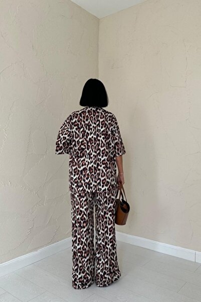 JANES Leopard T-Shirt and Pants Set