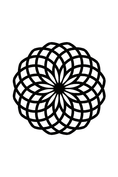 Kıvırcıkyoga ملصق حائط للكمبيوتر المحمول بنمط زهرة السيارات (النوع 14) مقاس 3...