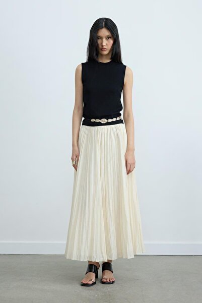 Suud Collection Black Lea Knitwear Blouse