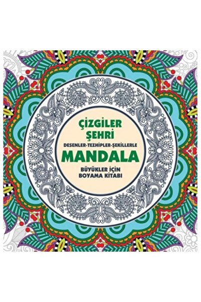 Genel Markalar Çizgiler Şehri - Mandala (BÜYÜKLER IÇİN BOYAMA)
